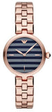 Emporio Armani AR11220 Arianna Quartz Women's Watch – Grey Dial with Rose Gold Steel Strap