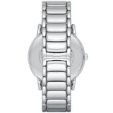 Emporio Armani Luigi Quartz Black Dial Silver Steel Strap Watch For Men - AR2499