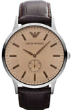 Emporio Armani AR9106 Kappa Classic Men’s Watch – Brown Dial & Brown Leather Strap