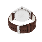 Armani Exchange Hampton AX2133 Men's Chronograph Watch – Blue Dial with Brown Leather Strap