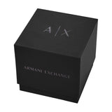 Armani Exchange Banks AX1720 Men's Chronograph Watch – Black Dial with Silver Stainless Steel Strap
