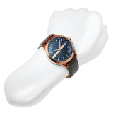 Armani Exchange Hampton AX2172 Men's Chronograph Watch – Deep Blue Dial with Rich Brown Leather Strap
