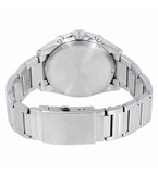 Armani Exchange Drexler Chronograph Black Dial Silver Steel Strap Watch for Men - AX2600