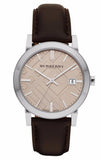Burberry Heritage Men's Watch BU1777 with Beige Dial & Brown Leather Strap