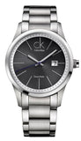 Calvin Klein K2246107 Bold Men's Watch – Black Dial & Silver Stainless Steel Strap