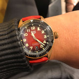 Tag Heuer Autavia Maroon Dial Watch for Men - WBE5193.FC8300