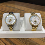 Fossil ES5167 Jacqueline Moonphase Women’s Watch – Mother of Pearl Dial with Gold Stainless Steel Strap