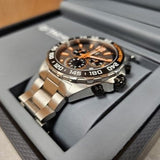 Tag Heuer Formula 1 Chronograph Ceramic Men's Watch CAZ101AH.BA0842 – Black Dial with Silver Steel Strap