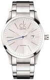 Calvin Klein K2246120 Bold Men's Watch – Silver Dial & Silver Stainless Steel Strap