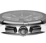 Gucci G Chrono Black Dial Black Leather Strap Watch For Men - YA101205