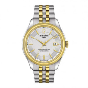 Tissot Ballade Powermatic 80 Chronometer Silver Dial Two Tone Steel Strap Watch For Men - T108.408.22.037.00