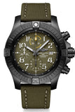 Breitling Avenger Chronograph 45 V13317101L1X1 Men's Watch – Green Dial with Matching Green Nylon Strap