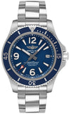 Breitling Superocean Automatic 42 A17366D81C1A1 Men's Watch – Blue Dial with Silver Stainless Steel Strap