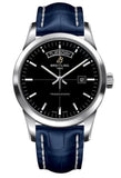 Breitling Transocean Day & Date 42 A4531012/BB69/731P/A20BA.1 Men's Automatic Watch – Black Dial with Black Leather Strap