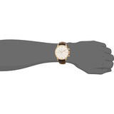 Tissot T099.427.36.038.00 Des Tourelles Chronograph Men's Watch – Silver Dial & Brown Leather Strap