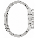 Nixon 42-20 Chrono Silver Dial Silver Steel Strap Watch for Men - A037-710