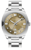 Gucci YA142409 Vintage Diamonds Men's Watch – Brown Dial & Silver Steel Bracelet