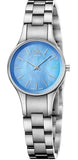Calvin Klein K432314N Simplicity Quartz Women's Watch – Blue Dial & Silver Steel Bracelet