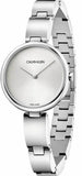 Calvin Klein K9U23146 Wavy Women's Watch – Silver Dial & Silver Steel Strap