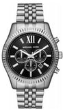 Michael Kors MK5708 Runway Chronograph Women's Watch – Black Dial & Silver Steel Bracelet