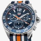 Tag Heuer Formula 1 Chronograph 43mm Blue Dial NATO Strap Watch for Men - CAZ1014.FC8196