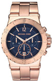 Michael Kors MK5410 Bel Aire Quartz Women's Watch – Blue Dial & Rose Gold Steel Bracelet