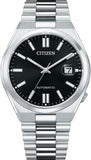 Citizen Tsuyosa NJ0150-81E Men's Automatic Watch – Black Dial with Silver Steel Strap
