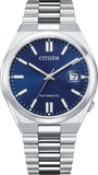 Citizen Tsuyosa NJ0150-81L Men's Automatic Watch – Blue Dial with Silver Steel Strap