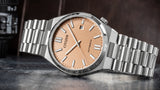 Citizen Tsuyosa NJ0159-86Z Men's Automatic Watch – Salmon Orange Dial with Silver Steel Strap