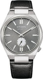 Citizen Tsuyosa NK5010-01H Men's Automatic Watch – Grey Dial with Black Leather Strap