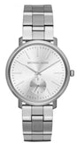 Michael Kors MK3499 Jaryn Quartz Women's Watch – Silver Dial & Silver Steel Strap