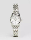 Michael Kors Lexington Quartz White Dial Silver Steel Strap Watch For Women - MK3228