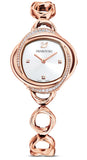 Swarovski 5547626 Crystal Flower Women's Timepiece – Silver Dial & Rose Gold-Tone Stainless Steel Bracelet