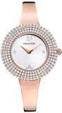 Swarovski 5484073 Crystal Rose Women's Watch – Silver Dial & Rose Gold-Tone Steel Bracelet