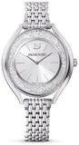 Swarovski 5519462 Crystalline Aura Women's Watch – Silver Dial & Stainless Steel Strap