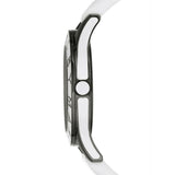 Marc Jacobs Miss Marc Flower White Dial White Silicone Strap Watch for Women - MBM5513