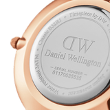 Daniel Wellington Petite Ashfield Black Dial Black Mesh Strap Watch for Women - DW00100307