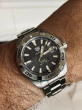 Tag Heuer Aquaracer Calibre 5 Men's Watch WBD2113.BA0928 – Grey Dial with Silver Steel Strap