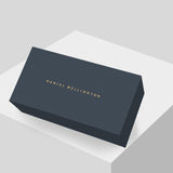 Daniel Wellington DW00100434 Quadro Women's Watch – White Dial & Black Leather Strap
