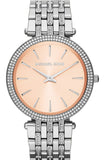 Michael Kors MK3218 Darci Women's Watch – Orange Dial & Silver Stainless Steel Bracelet