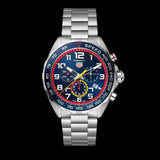 Tag Heuer Formula 1 x Red Bull Racing Chronograph Blue Dial Silver Steel Strap Watch for Men - CAZ101AL.BA0842
