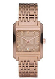 Burberry Nova Check Women's Quartz Watch BU1578 with Rose Gold Dial & Rose Gold Steel Strap