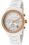 Michael Kors MK5269 Ceramic Quartz Women's Watch – White Dial & White Steel Bracelet