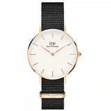 Daniel Wellington DW00100253 Classic Petite Cornwall Women's Watch – White Dial & Green NATO Strap