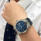 Maurice Lacroix AI6008 Aikon Automatic Men’s Watch – Blue Dial & Blue Leather Strap