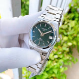 Tissot T137.207.11.091.00 PRX Powermatic 80 Men's Watch – Green Dial & Silver Steel Strap