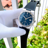 Tissot T137.407.17.041.00 PRX Powermatic 80 Men's Watch – Blue Dial & Black Rubber Strap