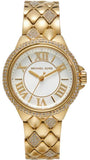 Michael Kors MK4801 Camille Analog Quartz Women's Watch – White Dial & Gold Steel Strap