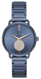 Michael Kors MK3680 Portia Quartz Women's Watch – Blue Dial & Blue Stainless Steel Bracelet