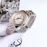 Tissot T108.208.22.117.00 Ballade Powermatic 80 Women's Watch – Mother of Pearl Silver Dial & Two-Tone Steel Strap